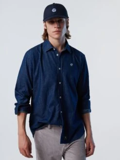 Cotton Chambray Shirt 10 Cotton Chambray Shirt -North Sails Apparel hi res 664258 C002 msfront2