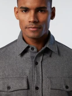 Eco Wool Overshirt -North Sails Apparel hi res 664265 0935 det2