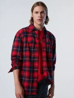 Checked Flannel Shirt -North Sails Apparel hi res 664286 C003 msfront2