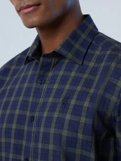 Melange Checked Shirt -North Sails Apparel hi res 664287 C003 det2