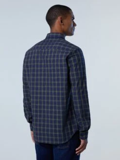 Melange Checked Shirt -North Sails Apparel hi res 664287 C003 msback1