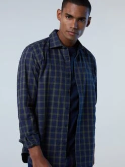Melange Checked Shirt -North Sails Apparel hi res 664287 C003 msfront2