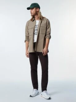 Brushed Twill Overshirt -North Sails Apparel hi res 664294 0138 det1