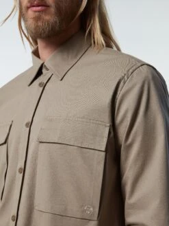 Brushed Twill Overshirt -North Sails Apparel hi res 664294 0138 det2