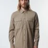 Brushed Twill Overshirt 2 Brushed Twill Overshirt -North Sails Apparel hi res 664294 0138 msfront1