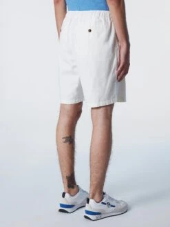 Washed Cotton-linen Shorts -North Sails Apparel hi res 673014 0101 msback1