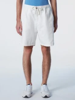 Washed Cotton-linen Shorts -North Sails Apparel hi res 673014 0101 msfront1