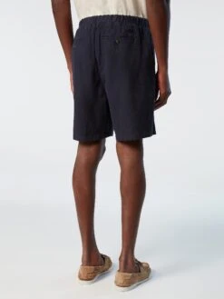 Washed Cotton-linen Shorts -North Sails Apparel hi res 673014 0802 msback1