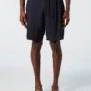 Washed Cotton-linen Shorts