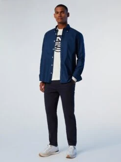 Defender Eco Gabardine Chinos -North Sails Apparel hi res 673041 0802 msfront2