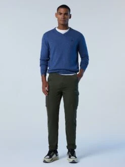 America Eco Gabardine Cargo Pants -North Sails Apparel hi res 673042 0437 msfront2