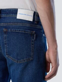 Recycled Denim Mid-rise Jeans -North Sails Apparel hi res 673043 C001 det1