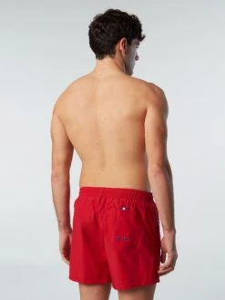 Swim Shorts With Logo Patch -North Sails Apparel hi res 673536 0230 msback1