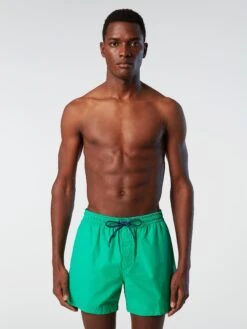 Swim Shorts With Logo Patch -North Sails Apparel hi res 673536 0412 msfront1