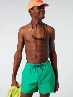 Swim Shorts With Logo Patch -North Sails Apparel hi res 673536 0412 msfront2