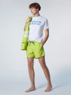 Swim Shorts With Logo Patch -North Sails Apparel hi res 673536 0469 det1