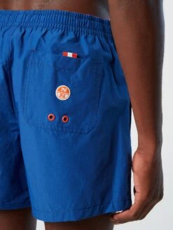 Swim Shorts With Textured Print -North Sails Apparel hi res 673538 0790 det3
