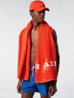 Swim Shorts With Textured Print -North Sails Apparel hi res 673538 0790 msfront2