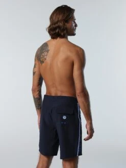 Board Shorts With Striped Sides -North Sails Apparel hi res 673539 0802 msback1