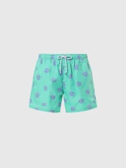 Swim Shorts With All-over Print -North Sails Apparel hi res 673574 C013 psfront1
