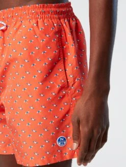 Swim Shorts With All-over Print -North Sails Apparel hi res 673574 C025 det2