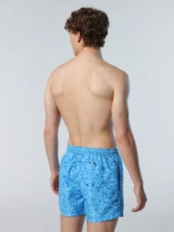Swim Shorts With Ocean Print -North Sails Apparel hi res 673575 C037 msback1