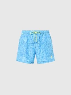 Swim Shorts With Ocean Print -North Sails Apparel hi res 673575 C037 psfront1
