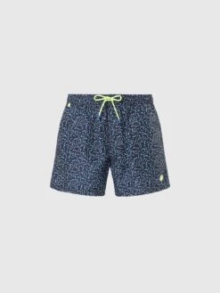 Swim Shorts With Ocean Print -North Sails Apparel hi res 673575 C064 psfront1