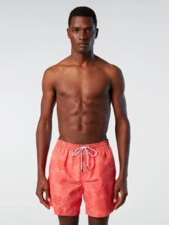 Swim Shorts With Peachskin Finish -North Sails Apparel hi res 673576 C068 msfront1