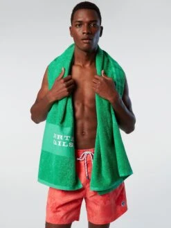 Swim Shorts With Peachskin Finish -North Sails Apparel hi res 673576 C068 msfront2