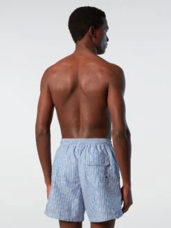Striped Seersucker Swim Shorts -North Sails Apparel hi res 673580 C001 msback1