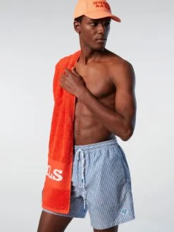 Striped Seersucker Swim Shorts -North Sails Apparel hi res 673580 C001 msfront2