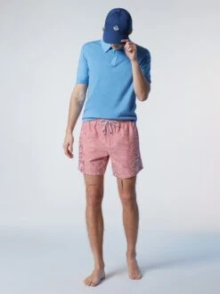 Striped Seersucker Swim Shorts -North Sails Apparel hi res 673580 C002 det1