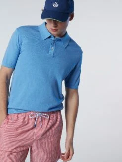 Striped Seersucker Swim Shorts -North Sails Apparel hi res 673580 C002 msfront2