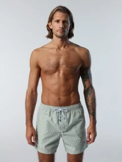 Striped Seersucker Swim Shorts -North Sails Apparel hi res 673580 C003 msfront1