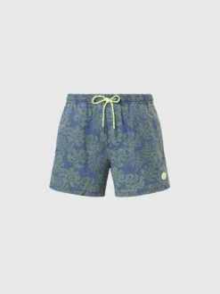 Swim Shorts With Tropical Print -North Sails Apparel hi res 673586 C034 psfront1