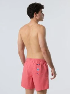 Washed Fabric Swim Shorts -North Sails Apparel hi res 673587 0160 msback1