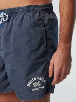 Washed Fabric Swim Shorts -North Sails Apparel hi res 673587 0787 det2