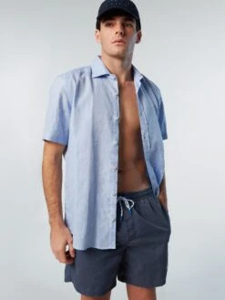 Washed Fabric Swim Shorts -North Sails Apparel hi res 673587 0787 msfront2