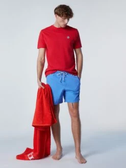 Washed Fabric Swim Shorts -North Sails Apparel hi res 673587 0819 det1
