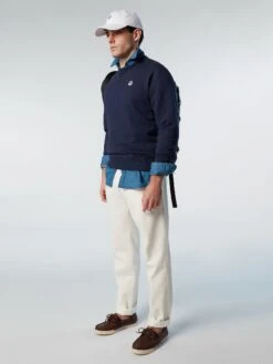 Sweatshirt With Logo Patch 26 Sweatshirt With Logo Patch -North Sails Apparel hi res 691063 0802 det1