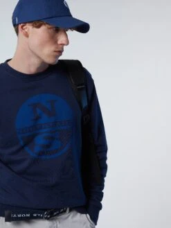Maxi Logo Sweatshirt -North Sails Apparel hi res 691065 0802 msfront2