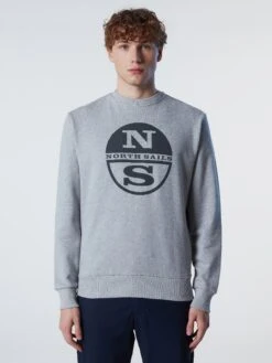 Maxi Logo Sweatshirt -North Sails Apparel hi res 691065 0926 msfront1