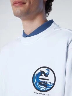 Graphic Print Sweatshirt -North Sails Apparel hi res 691078 0101 det2