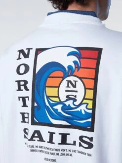 Graphic Print Sweatshirt -North Sails Apparel hi res 691078 0101 det3