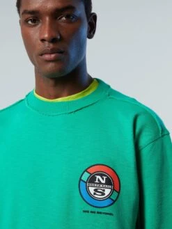 Graphic Print Sweatshirt -North Sails Apparel hi res 691078 0412 det2