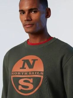 Sweatshirt With Logo Print 30 Sweatshirt With Logo Print -North Sails Apparel hi res 691160 0437 det2