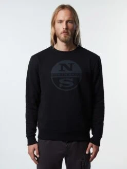 Sweatshirt With Logo Print 41 Sweatshirt With Logo Print -North Sails Apparel hi res 691160 0999 msfront1