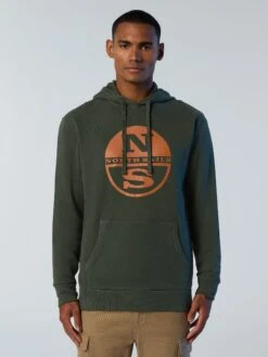 Hoodie With Maxi Logo Print -North Sails Apparel hi res 691161 0437 msfront1