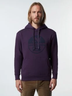 Hoodie With Maxi Logo Print -North Sails Apparel hi res 691161 0581 msfront1